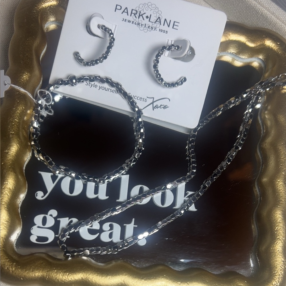 Park Lane Shimmering Silver Jewelry Set